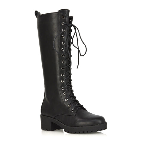 Black Biker Boots