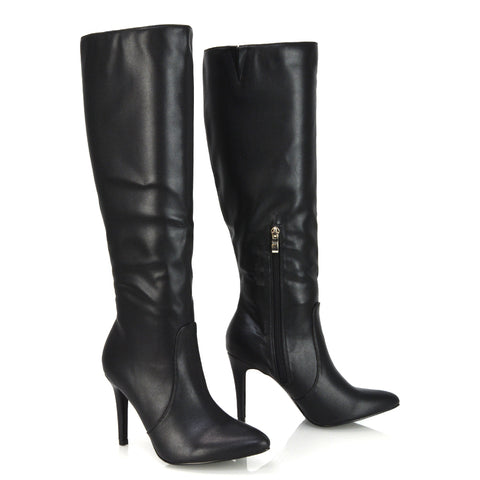 Black Heeled Boots