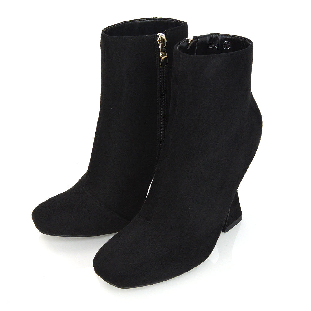 Black Faux Suede UK 5 | EU 38 | US 7 | XY London