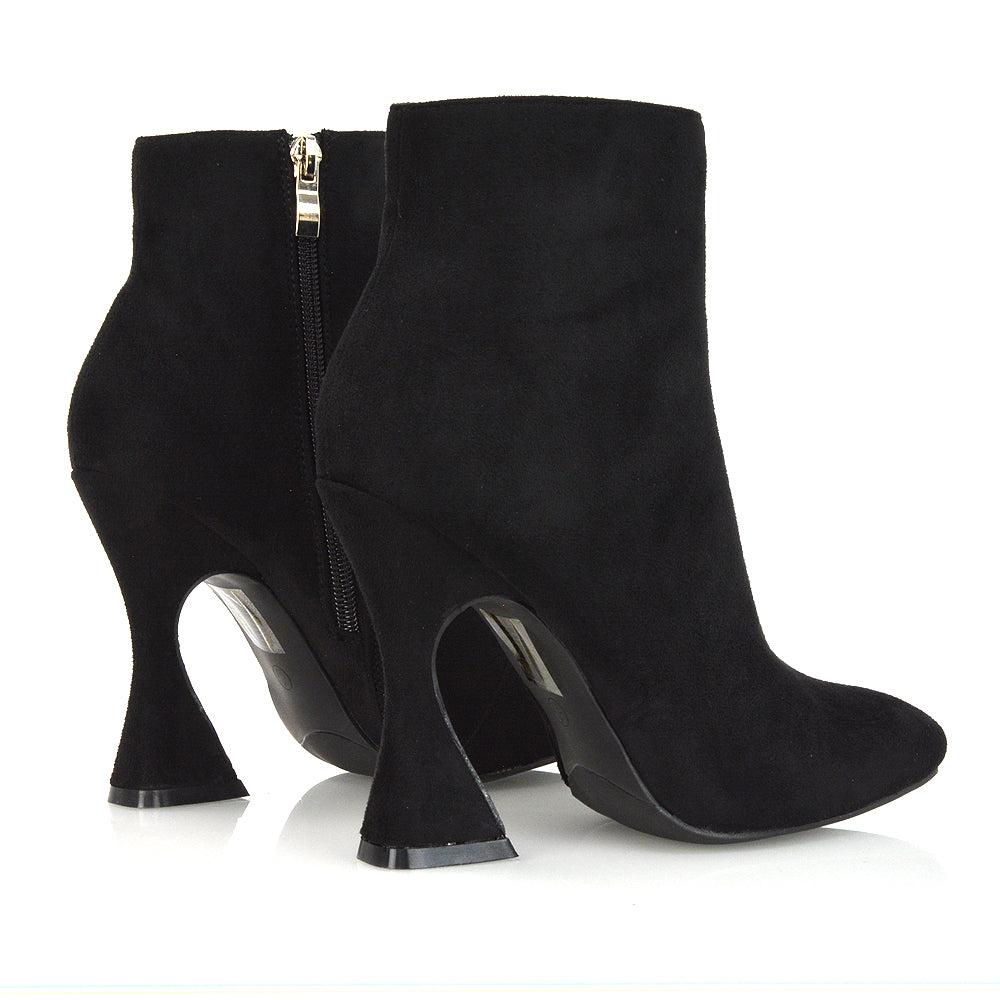 Black Faux Suede UK 5 | EU 38 | US 7 | XY London