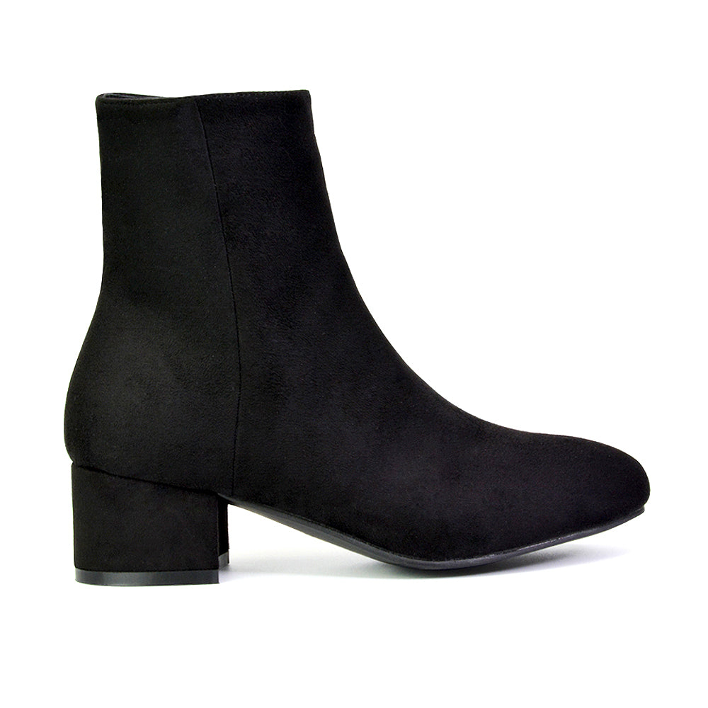 Black Faux Suede UK 3 | EU 36 | US 5 | XY London