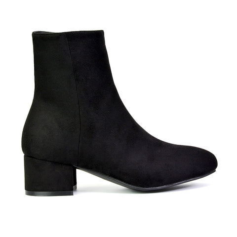 Black Faux Suede UK 5 | EU 38 | US 7 | XY London