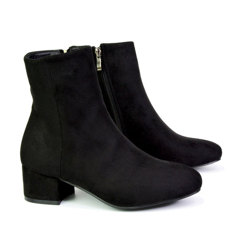 Black Faux Suede UK 3 | EU 36 | US 5 | XY London