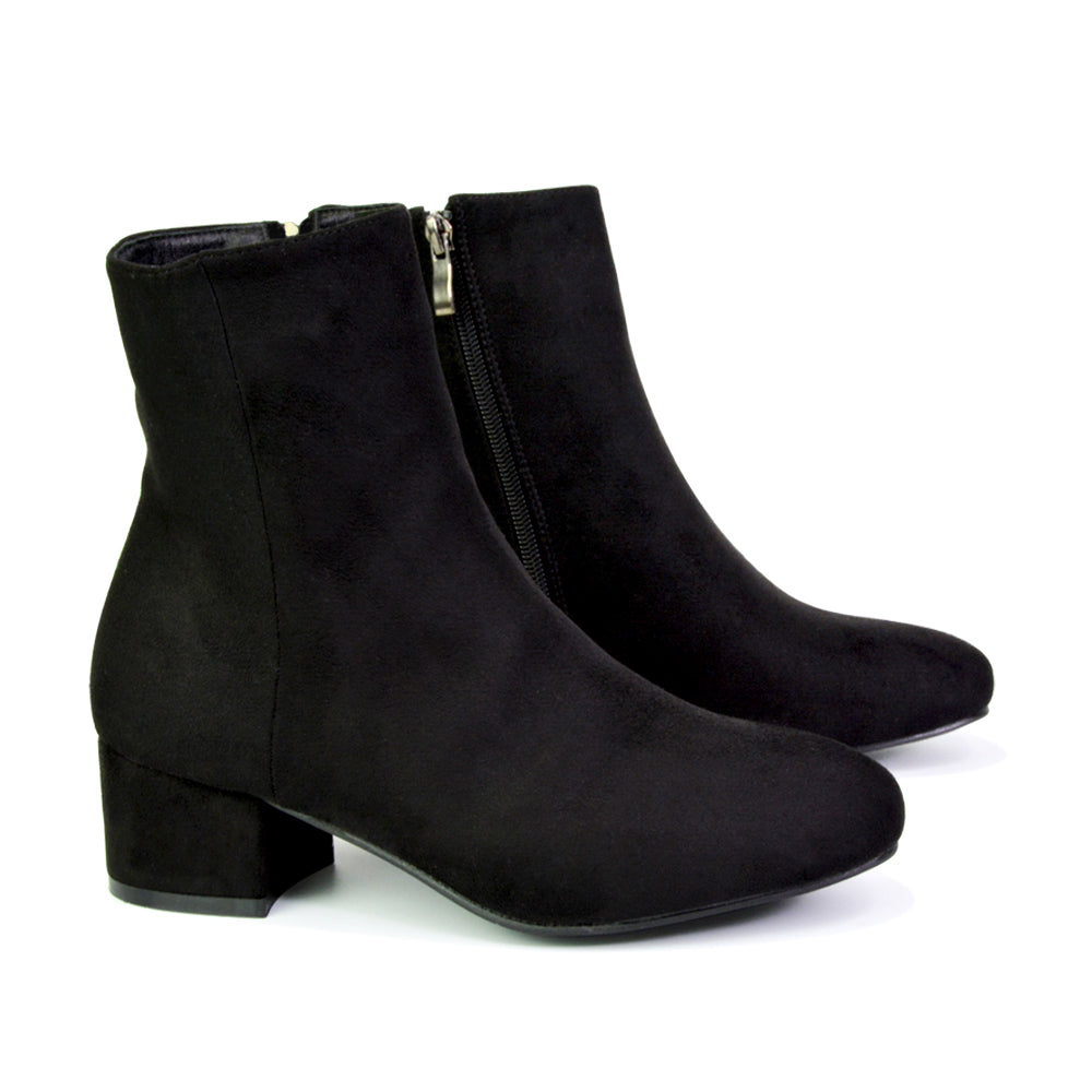 Black Faux Suede UK 5 | EU 38 | US 7 | XY London