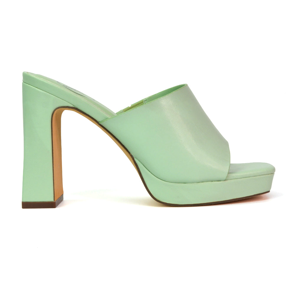 green high heels