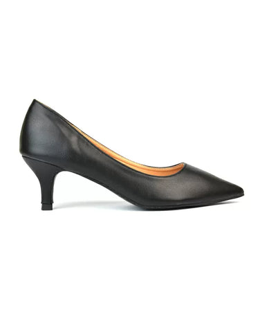 black low heels