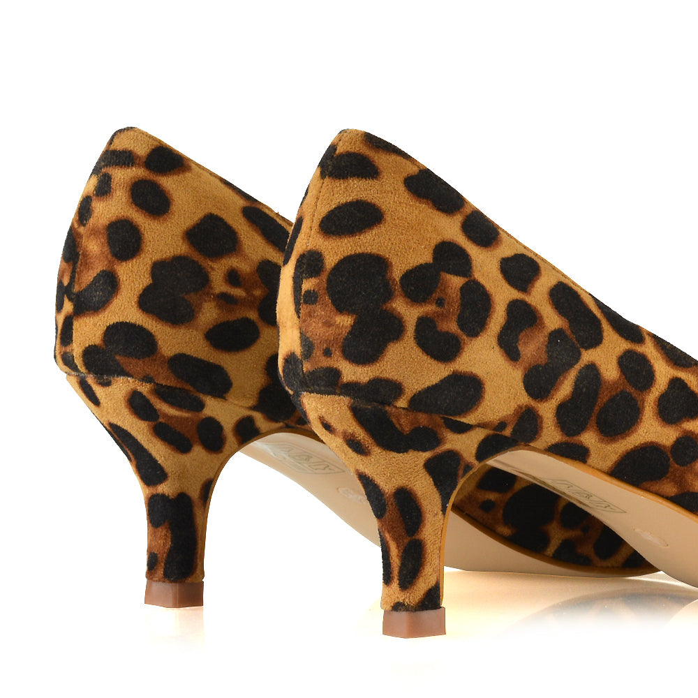 Cheetah low heels best sale