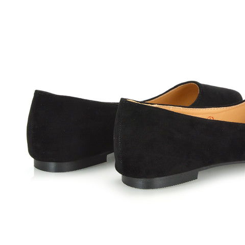 Black Faux Suede UK 5 | EU 38 | US 7 | XY London