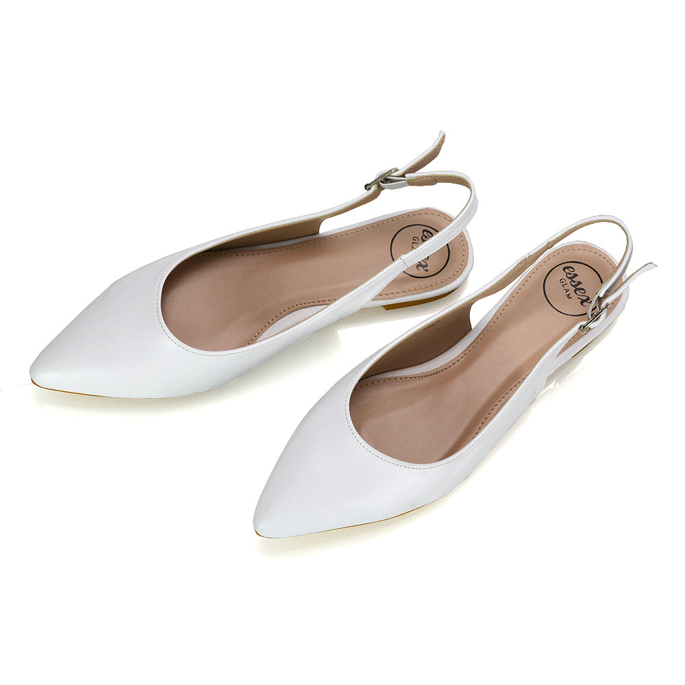 white spring sandals