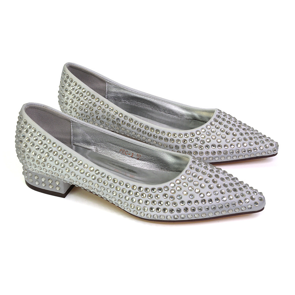 Gemini Diamante Sparkly Heels Wedding Shoes Bridal Heels in Champagne