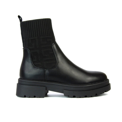 Black Synthetic Leather UK 8 | EU 41 | US 10 | XY London