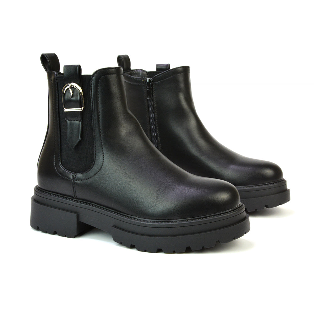 black Chelsea ankle boots