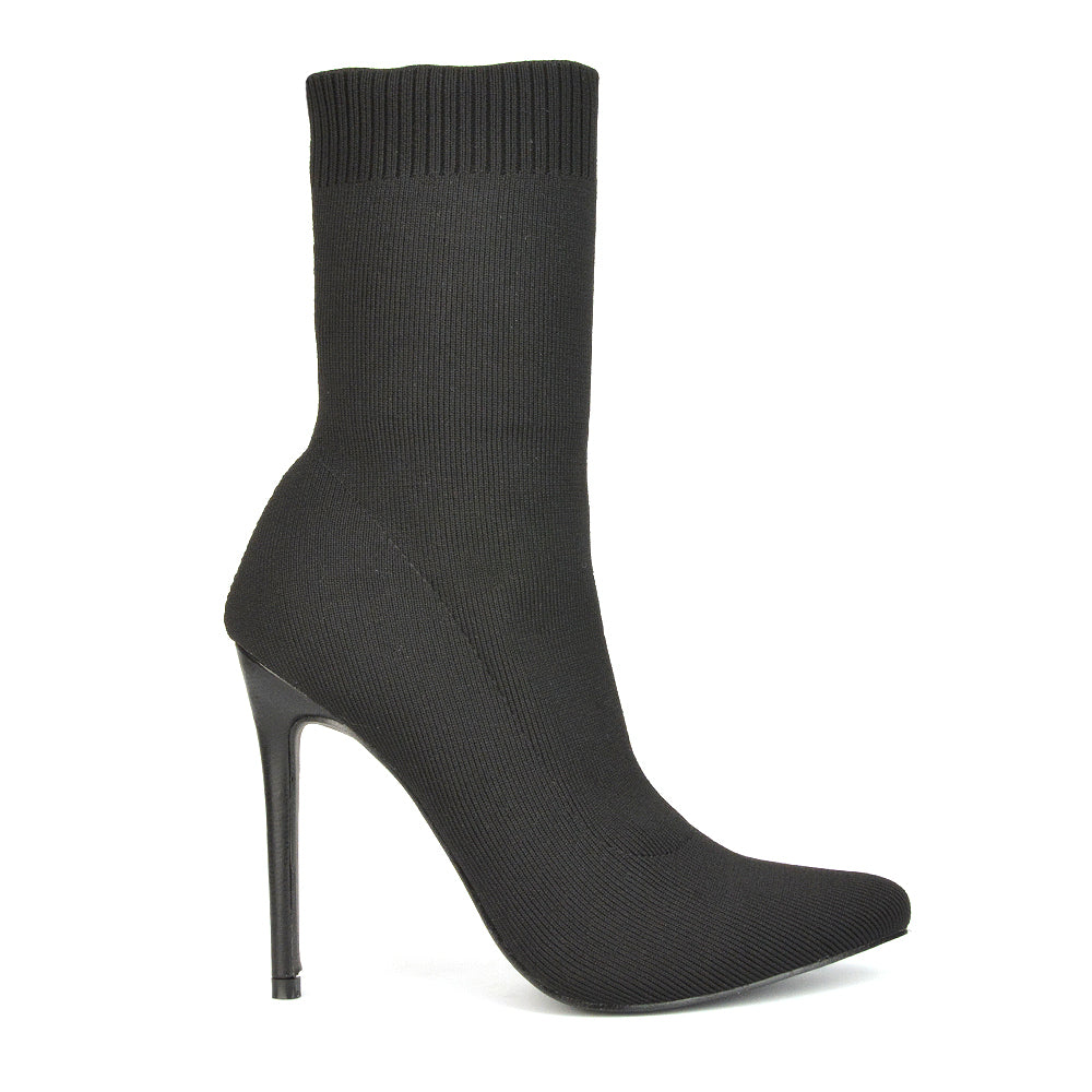 black ankle boots