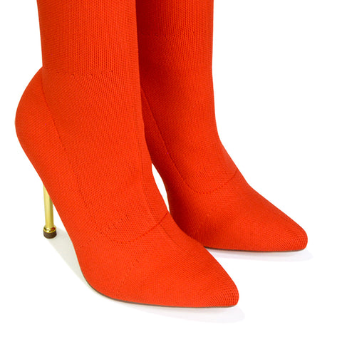 orange boots