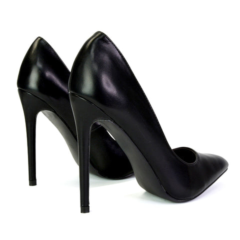 Cheap black stiletto heels best sale