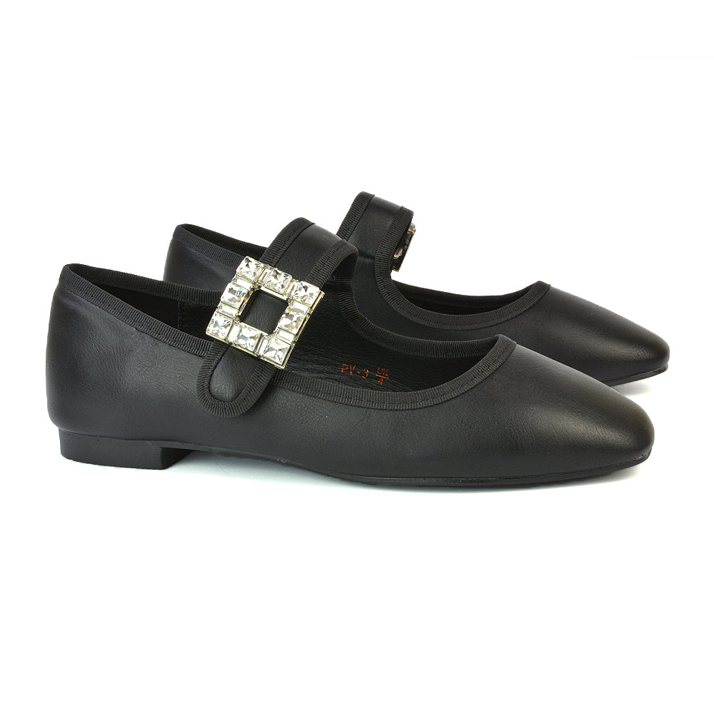 black wedding flats