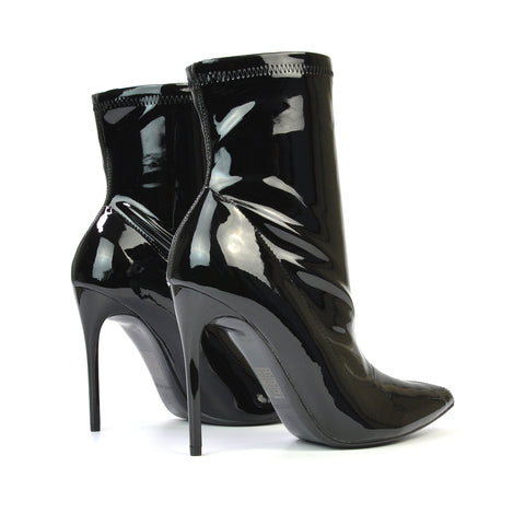 black stiletto boots