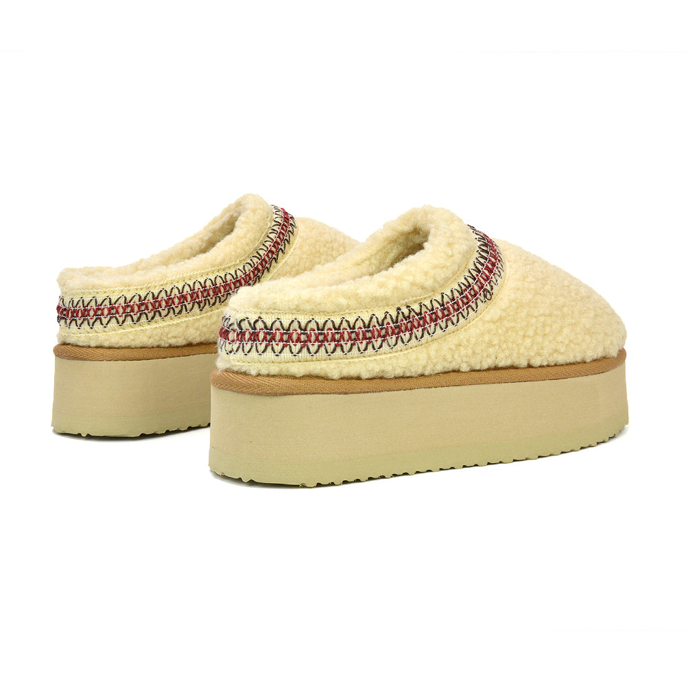 beige slippers